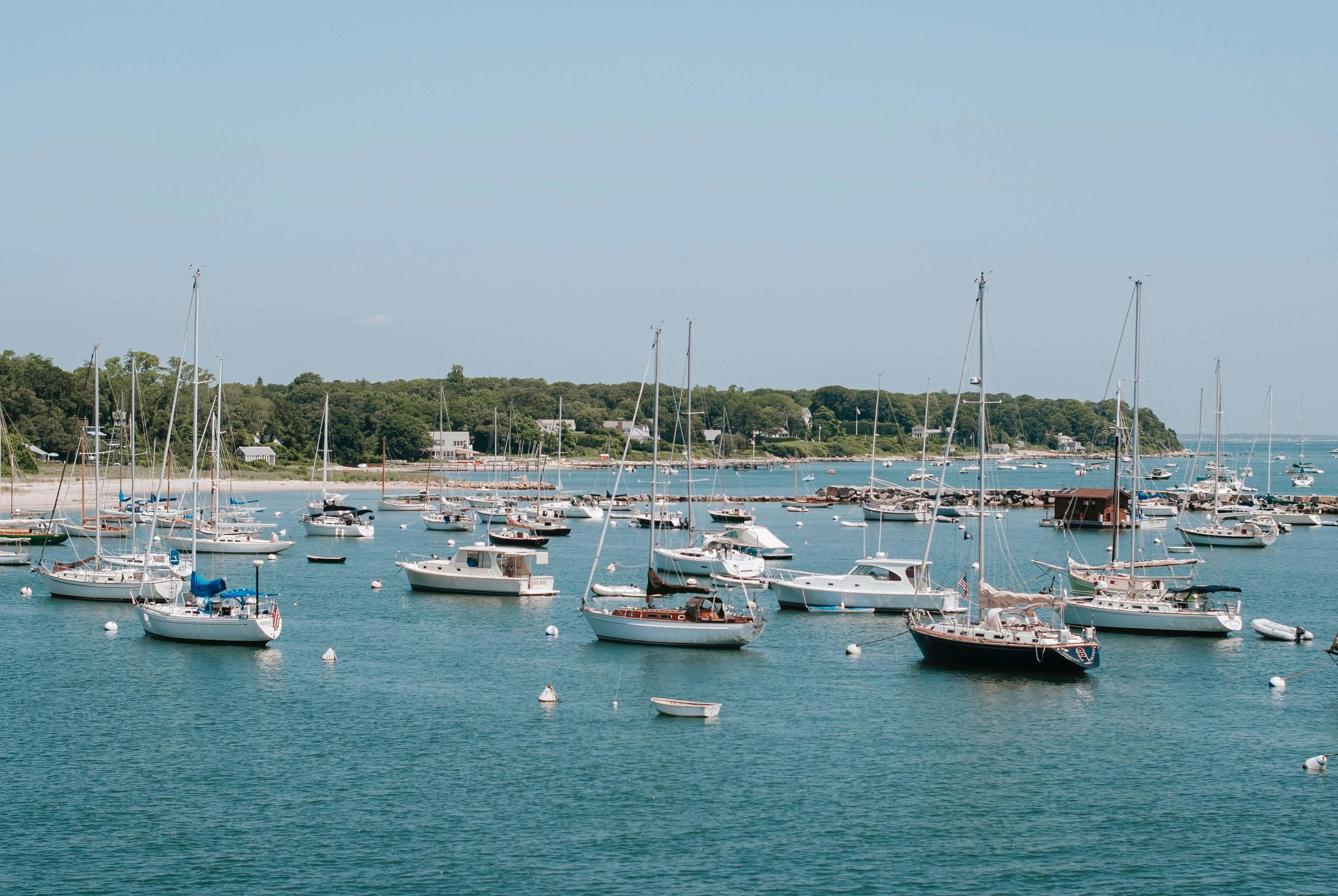 A photo of Lucy Vincent Beach on Martha's Vineyard courtesy of Martha's Vineyard Real Estate through Seacoast Properties.